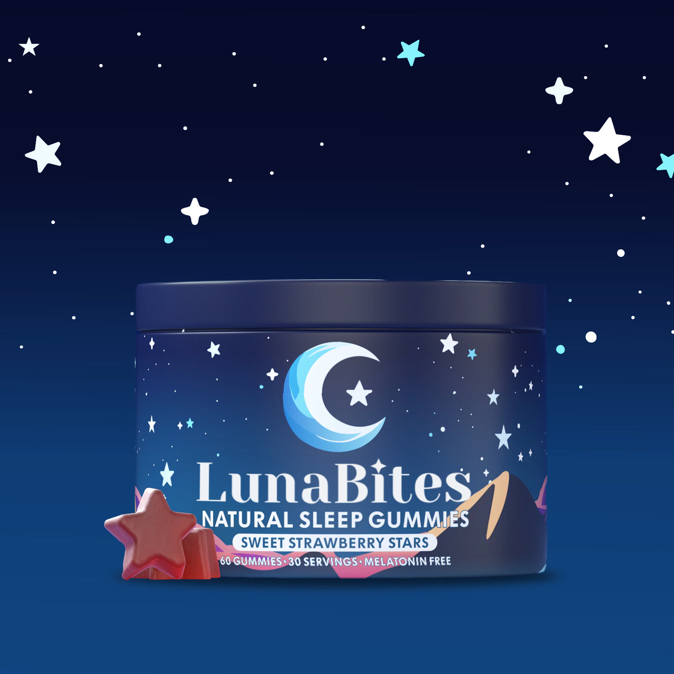 LunaBites Natural Sleep Gummies