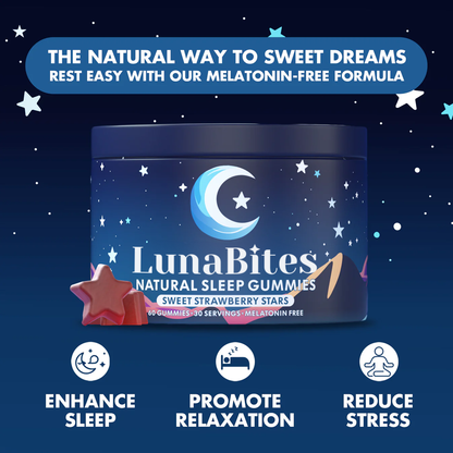LunaBites Natural Sleep Gummies
